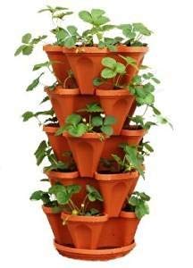 Gardens Unique Design Designer 6 Pieces Plastic Terracotta Stack-A-Pot Planter with 1 Piece Bottom Tray | Best for Home/Office/Garden/Balcony/Terrace Decoration (Terracotta) (B0CF5R4RSH) Amazon Price History, Amazon Price Tracker