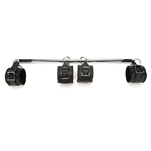 2pcs Black Expandable Spreader Bar with 22pcs Lichi Black Adjustable