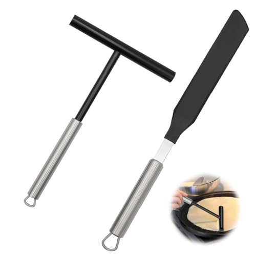 Pulizia senza problemi: Il distributore in acciaio inox e la spatola inclusa sono facili da pulire e richiedono poca manutenzione. Il distributore garantisce una distribuzione uniforme dell'impasto, mentre la spatola facilita il girare e piegare le crêpes