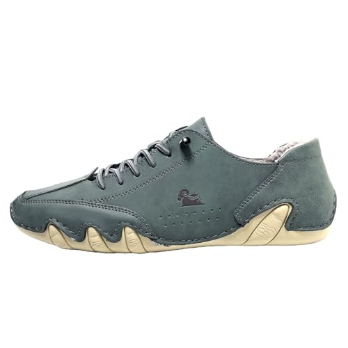 Baxtayel Mens Womens Leather Shoes Fashion Waterproof Non Slip Lace Up High Top Chukka Boots Lightweight Outdoor Sneakers