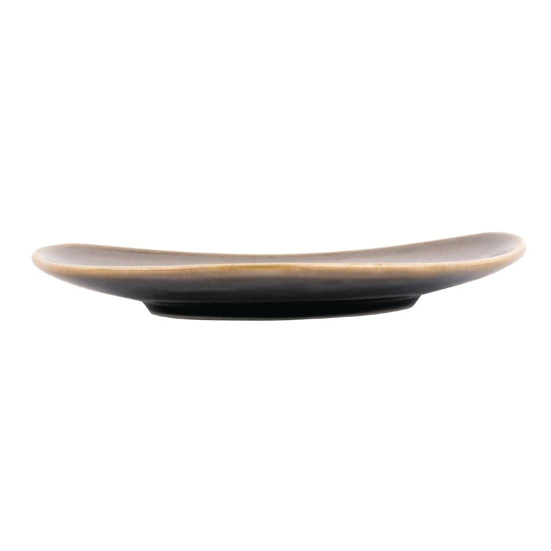Olympia Kiln Smoke Tri Plate - 165mm 6 1/2" (Box 6)