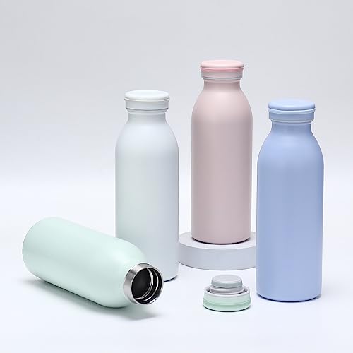 Insulated 350ml Milk Vacuum Cup Stainless Steel Cup Water Bottle Sports Travel Mug,350ml,White, 350000 ml - Image 4