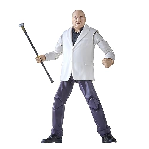 Hasbro Marvel Legends Series Kingpin, Hawkeye Marvel Legends Action Figures, 6”, White, Large - Image 4