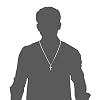 Heartland Store Men's Sterling Silver Textured Crucifix Pendant + 24 Inch Rhodium Plated Chain & Clasp| USA Made