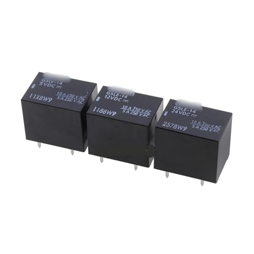 Relé T73 12VDC G5LE-14 de 5 pines y capacidad de 10A para control de circuitos en pack de 2 piezas