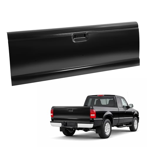 ALMULOO Rear Tailgate Compatible with 2006-2011 Ford Ranger FX4/ Sport/STX/XL/XLT 2-Door/4-Door Pickup Truck Replacement for 6L5Z9940700AA FO1900122 Steel Electrophoresis Primed Black