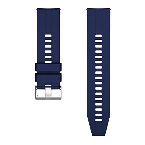 Image of ACM Watch Strap 20mm compatible with Compaq Q Watch Smartwatch | Silicone Belt Classic Band