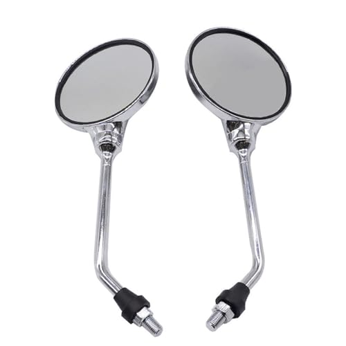 Espejo retrovisor de motocicleta para YBR125 en color negro con soporte resistente