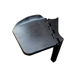 KLARA SEATS Inklapbare bijrijdersstoel geschikt voor Steyr en New Holland tractoren en sleppers, zwart