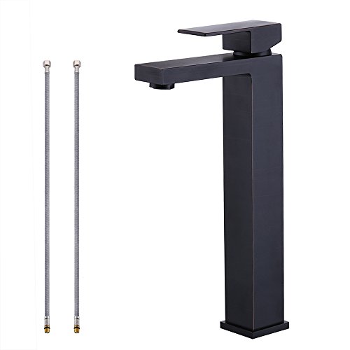 KES cUPC NSF Certified BRASS Lead-Free Brass Bathroom Sink Faucet Single Handle Lavatory Single Hole Vanity Sink Faucet Oil Rubbed Bronze, L3120BLF-7