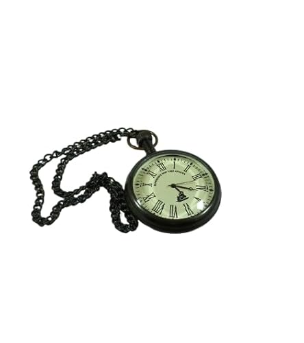 Vintage-Time-Keeper-Pocket-Watch-with-Chain-and-Leather-Case-Removable-Back-Lid-for-Easy-Battery-Replacement-Lightweight-Design-Perfect-Accessory-for-Collectors-and-Gifts
