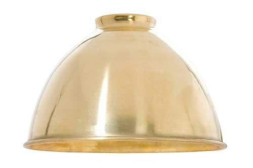 Image of B&P Lamp Industrial Style Metal Dome Shades (Brass)