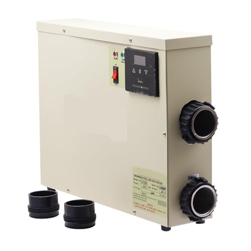 YXZKJZJ Calentador de Agua de 15 kW for Piscina, termostato de bañera, Bomba de Calor eléctrica de Alta eficiencia for bañeras, minipiscinas y SPA. Calefacción eficiente(11KW 220)