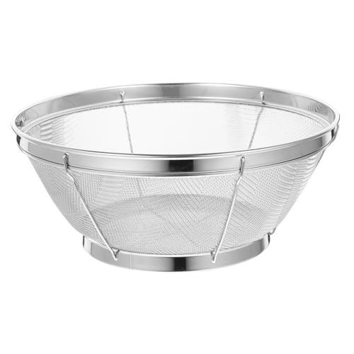 Zerodeko Cesta de Drenaje Inoxidable para Verduras y Escurridor Multifuncional Arroz y Uso Duradero