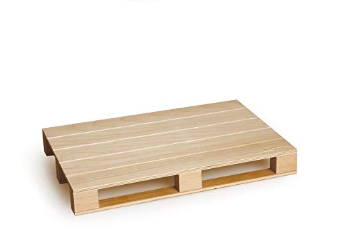 Excelsa - Real Wood - Tagliere, Pallet, Legno Naturale 30 x 20 x 3 cm Legno Naturale