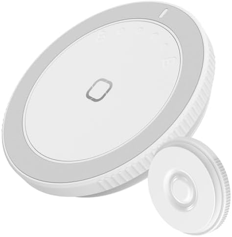 Magnetic Suction Cup Phone Mount for MagSafe Case,Upgraded Super Suction Octo Cup Buddy Sticky Grip for iPhone Removable Hand-Free Selfie/Video for TikTok/Instagram Influence Creator (White)