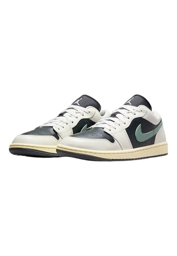 NIKE Jordan Women's 1 Low Anthracite/Jade Smoke-Sail (DC0774 001) - 6