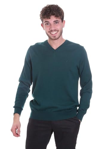 Navigare Maglioncino NV11006 pull col rond bleu marine vêtement homme casual