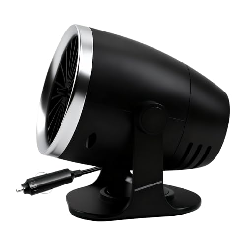 Calentador de Coche | Calentador de 100W para Parabrisas - Ventilador Descongelador para Coche - para Automóvil Camión Escritorio Camping Oficina Interior Tienda Exterior Autocaravana Baño