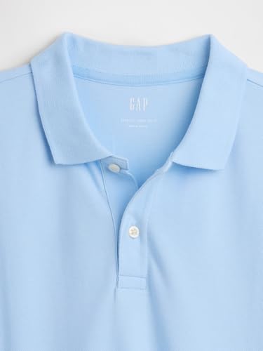 Image of Gap Men Solid Regular fit Half Sleeve Collared Neck T-Shirt
