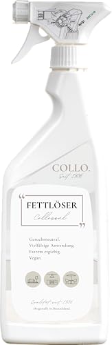 COLLO COLLOSSAL Premium Fettlöser Konzentrat 500 ml I Fettlöser Küche, Haushalt, Werkstatt, Garage & Garten I Küchenreiniger gegen hartnäckige Flecken