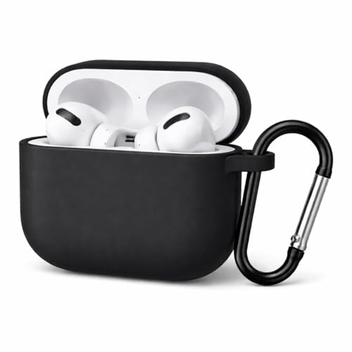 Capa Protetora Silicone Antichoque Compatível com AirPods 3 - Gancho Mosquetão Carregamento Sem Fio