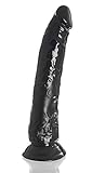Deluxe Wild Ride Jelly Dildo BLACK LOVER, Penisnachbildung mit herrlicher Äderung, ausgeformter Eichel & kräftigem Saugnapf, von Venize
