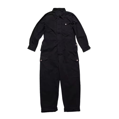 Pantalones cargo para hombre estilo hip hop negro overol suelto militar para correr