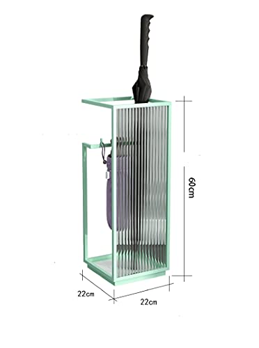 Paraguas soporte nórdico moderno en color dorado de 60x22 cm para la entrada del hogar 5