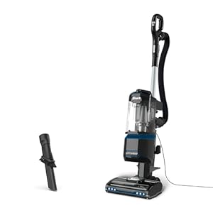 Shark Corded Upright Vacuum Cleaner 1.1L with Lift-Away Technology, LED Headlights, Anti-Allergen, 8m Cord, 750W, Crevice, Multi-Surface Tools, Blue/Black, NV602UK