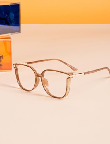 Image of GUDVUE Blue Light Blocking Glasses for Woman /Women Metal Lightweight | Computer Glasses Woman with Clear Lens and Anti Glare, Reduce Digital Eye Strain