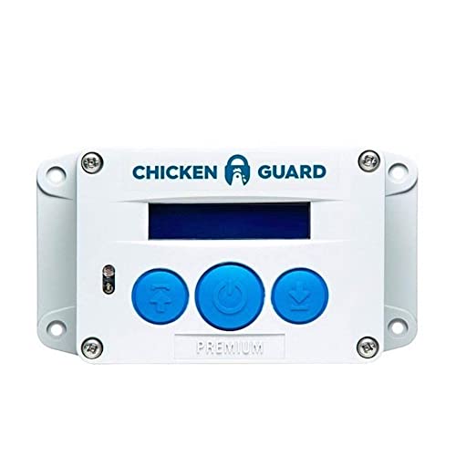 ChickenGuard Automatic Chicken Coop Door Openers, Timer/Light-Sensor (Premium)