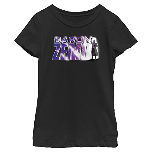 T-shirt Baron Zemo Marvel Falcon Winter Soldier haut manches courtes fille noir L