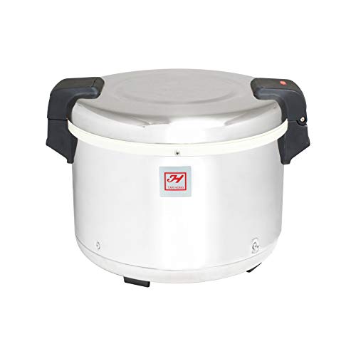 Thunder Group SEJ20000 Rice Warmer, Electric, 30 Cup Capacity, 15-1/2" Dia. x 11-1/2"H, Non-Stick Inner Pot, Spatula Included, up to 12 Hour Hold time, Stainless Steel Hinge image 2