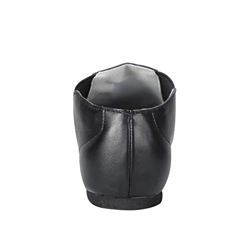 Dynadans PU Leather Jazz Shoe Slip On Dance Shoes with Side Elastics for Girls and Boys (Toddler/Little Kid/Big Kid)4