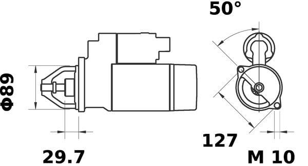 Mahle Eorig Grinding MS 346 Starter