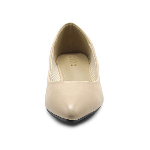 Ollio Women's Ballet Shoe Comfort Basic Light Multi Color Flat3