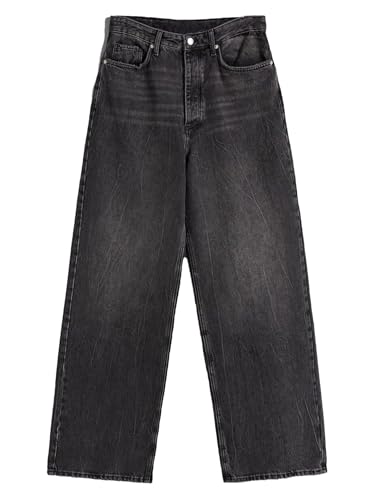 Wide Leg Jeans for Women High Waisted Straight Stretch Casual Fashion Loose Denim Pants with Pockets4