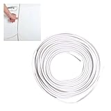 16Ft(5M) Car Door Edge Protector, Anti-Collision Strip, Entry Guard, No Glue Protective Strip, Automotive Trim (White)