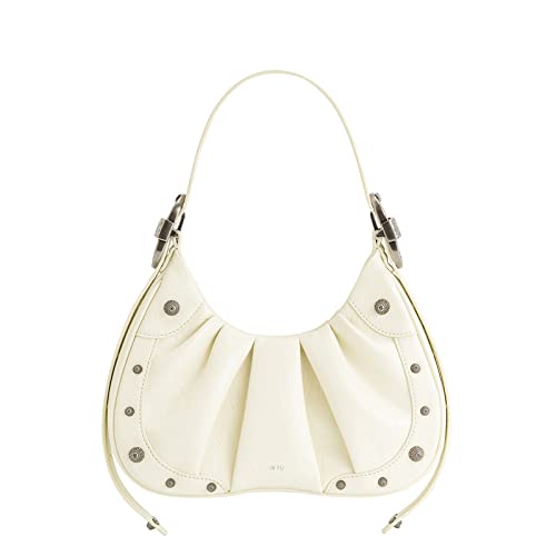 JW PEI Women's Gabbi Ruched Hobo Handbag - Crushed White