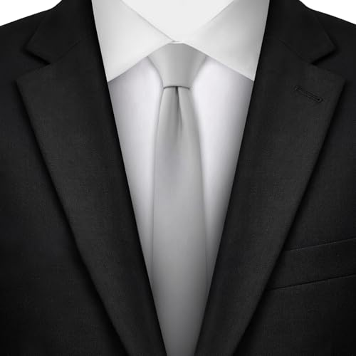 Image of Jacob Alexander Ultra Skinny 1.5 inch Men's Solid Necktie
