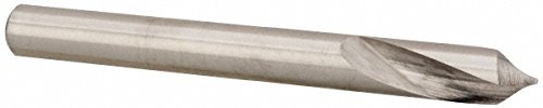 Hertel Spotting Drill, 2-Flute, Cobalt M-42, 8.00 mm Shank Dia, 8.00 mm Dia, Bright/Uncoated Finish, Right Hand Cut, 82 Degree, 25.00 mm Flute Length, 79 mm OAL
