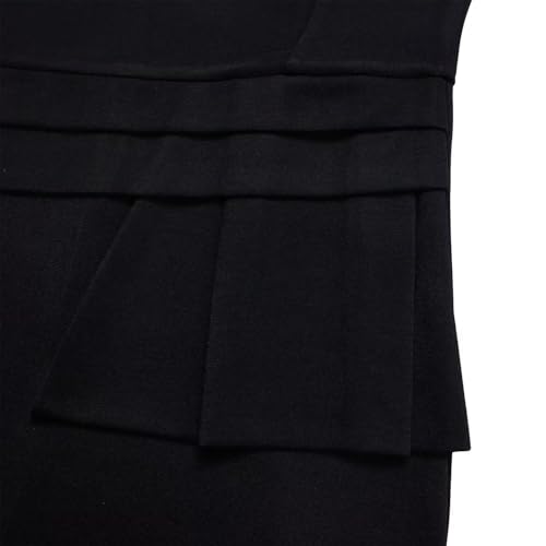 Women's Elegant Church Bodycon Wrap Dress 50s Vintage Work Ruffle Flower Funeral Slit Pencil Sheath Midi Dresses4