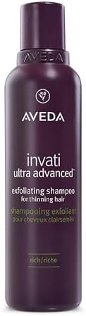 Aveda Invati Ultra Advanced Exfoliating Shampoo Rich | Step 1 of 4 | Reduces Hair Loss by 77% | for Medium to Thick Thinning Hair Types | Normal to Oily Scalp | 94% Naturally Derived*