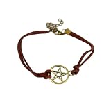FIEMWRINSIE Supernatural Dean Winchester Jensen Ackles Skull Bracelets Bangles Dean Winchester Prop Replica Skull Bracelet Movie Jewelry