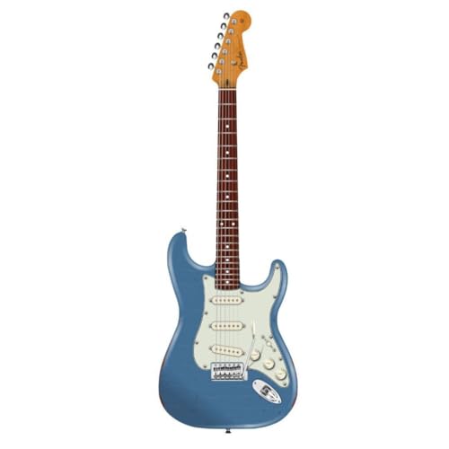 ギター Fender Mex Road Worn '60s Stratocaster Fender Road Worn '60s Stratocaster - Olympic White with