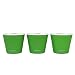 Self Watering Mini 3.5" Planter Pots (3 Pack GREEN) Grow a Indoor Window Sill Garden. Perfect for Potting Smaller House Plants, Herbs, African Violets, Succulents, Flowers or Start Seedlings.