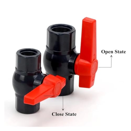 Válvula de bola de PVC de 3/4 pulgada con rosca hembra para tuberías de agua 4