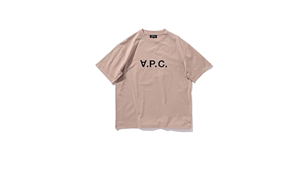 Amazon | [ビームスライツ] Tシャツ A.P.C 別注 VPC ロゴ刺しゅう 半袖
