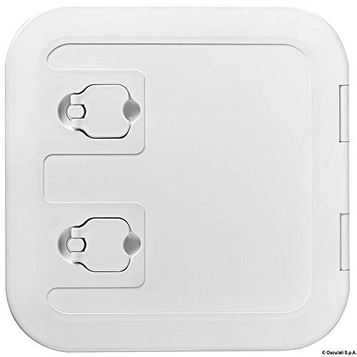 Trappe d'inspection à ras OSCULATI 375x375 accessoire pont bateau gris RAL 7042